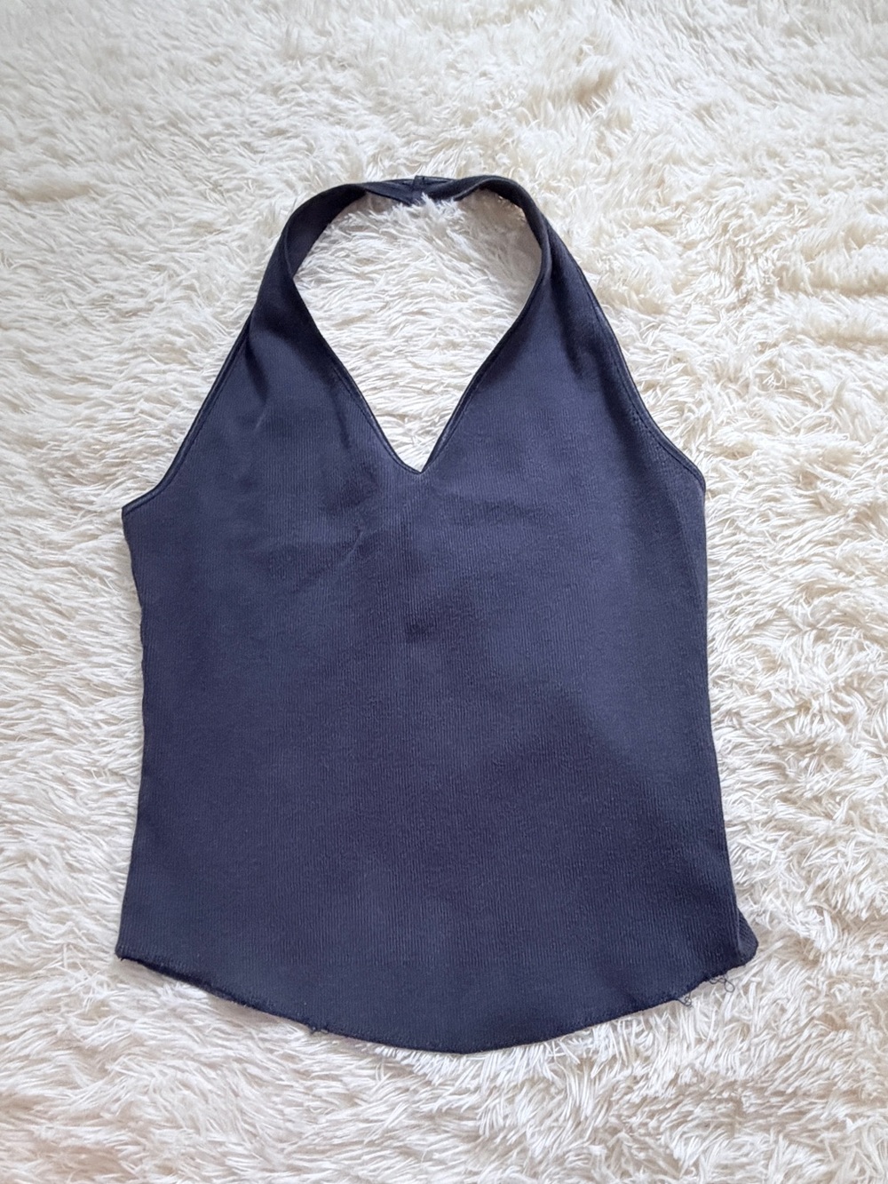 Banana Republic Blue Halter V-Neck Camisole